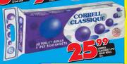 Correll Classique 1-Ply Toilet Rolls-10's