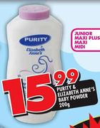 Purity & Elizabeth Anne's Baby Powder-200gm