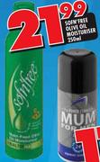 Sofn'Free Olive Oil Moisturiser-250ml