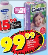 Cuddlers Disposable Nappies Junior-46's/Maxi Plus-48's/Maxi-50's/Midi-52's-Per Pack Each