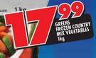 Greens Frozen Country Mix Vegetables-1Kg