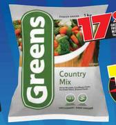 Greens Frozen Country Mix Vegetables-1Kg