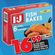 I&J Fish Bakes Frozen Fish & Potato Portions-360gm