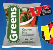Greens Frozen Country Mix Vegetables-1kg
