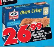 Sea Harvest Oven Crisp Frozen Crumbed Fish Assorted-400g