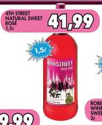 4th Street Natural Sweet Rose-1.5L
