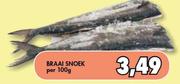 Braai Snoek- Per 100g