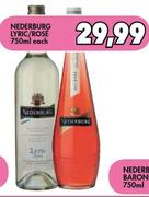 Nederburg Lyric/Rose-750ml Each