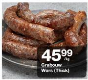 Grabouw Wors(Thick)-1kg