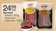Hartlirf Salami-100g Assorted/Pastrami-125g Each