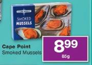 Cape Point Smoked Mussels-85gm