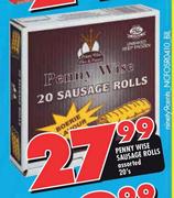 Penny Wise Sausage Rolls Assorted-20's