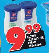 Clover Cream/Sour Cream-250ml Each