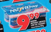 Dannone Nuriday Smooth Low Fat Yoghurt Assorted-6 x 100g