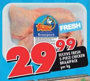 Festive Fresh 5-Piece Chicken Braaipack-Per Kg