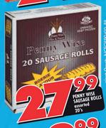 Penny Wise Sausage Rolls-20's