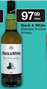 Black & White Blended Scotch Whisky-750Ml