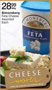 Simonsberg Feta Cheese Assorted Each-400g