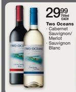 Two Oceans-Cabernet Sauvignon/Merlot, Sauvignon Blanc-750Ml Each