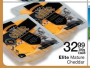 Elite Mature Cheddar-300g Each