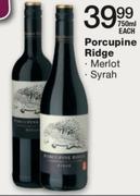 Porcupine Ridge-Merlot, Syrah-750 Ml Each