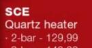 SCE 2 Bar Quartz Heater