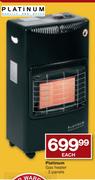 Platinum 3 Panels Gas Heater