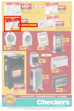 Checkers Eastern Cape : Small Appliances (21 Apr - 4 May 2014), page 3