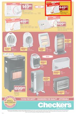 Checkers Eastern Cape : Small Appliances (21 Apr - 4 May 2014), page 3