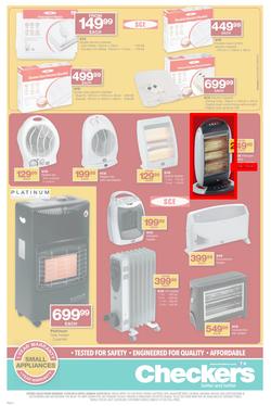 Checkers Eastern Cape : Small Appliances (21 Apr - 4 May 2014), page 3