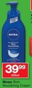 Nivea Rich Nourishing Cream-625ml