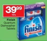 Finish Quantum Dishwasher Tablets-10's