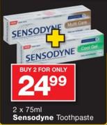 Sensodyne Toothpaste - 2 x 75ml