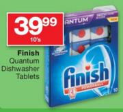 Finish Quantum Dishwasher Tablets - 10's