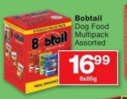 Bobtail Dog Food Multipack Assorted-8x85g