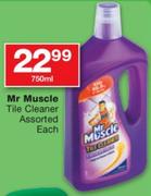 Mr Muscle Tile Cleaner assorted-750ml