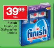Finish Quantum Dishwasher Tablets-10's