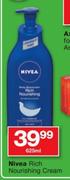 Nivea Rich Nourishing Cream-625ml