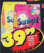 Sunlight 2-In-1 Washing Powder Assorted- 2kg Each