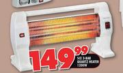 Sce 3-Bar Quartz Heater-1200W