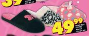Ladies Mule Slippers Assorted Sizes-Per pair