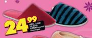 Ladies Closed Toe Hotal Slippers Assorted Sizes-Per pair