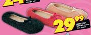 Ladies Pump Slippers Assorted Sizes-Per pair