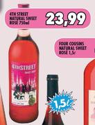 4th Street Natural Sweet Rose-750ml