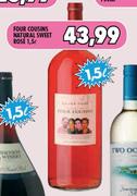 Four Cousins Natural Sweet Rose-1.5L