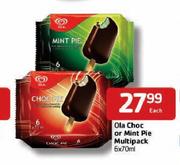 Ola Choc Or Mint Pie Multipack-6x70ml Each