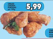 Grilled Chicken Portions-Per 100g