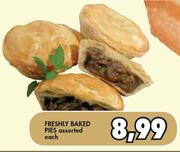 Freshly Baked Pies Assorted- Each