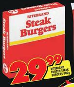 Ritebrand Frozen Steak Burgers-800g