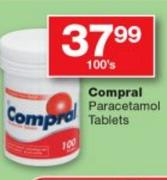 Compral Paracetamol Tablets-100's